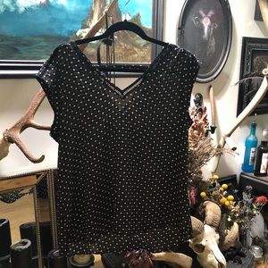 Polka dot blouse